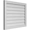 Ekena Millwork Vertical Surface Mount PVC Gable Vnt: Non-Functional, w/2"W x 1-1/2"H, Brickmould Frame, 30"W x 24"H GVPVE30X2402SN - alternate 5